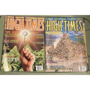 Vintage‎ High Times Magazine Lot September October 1995